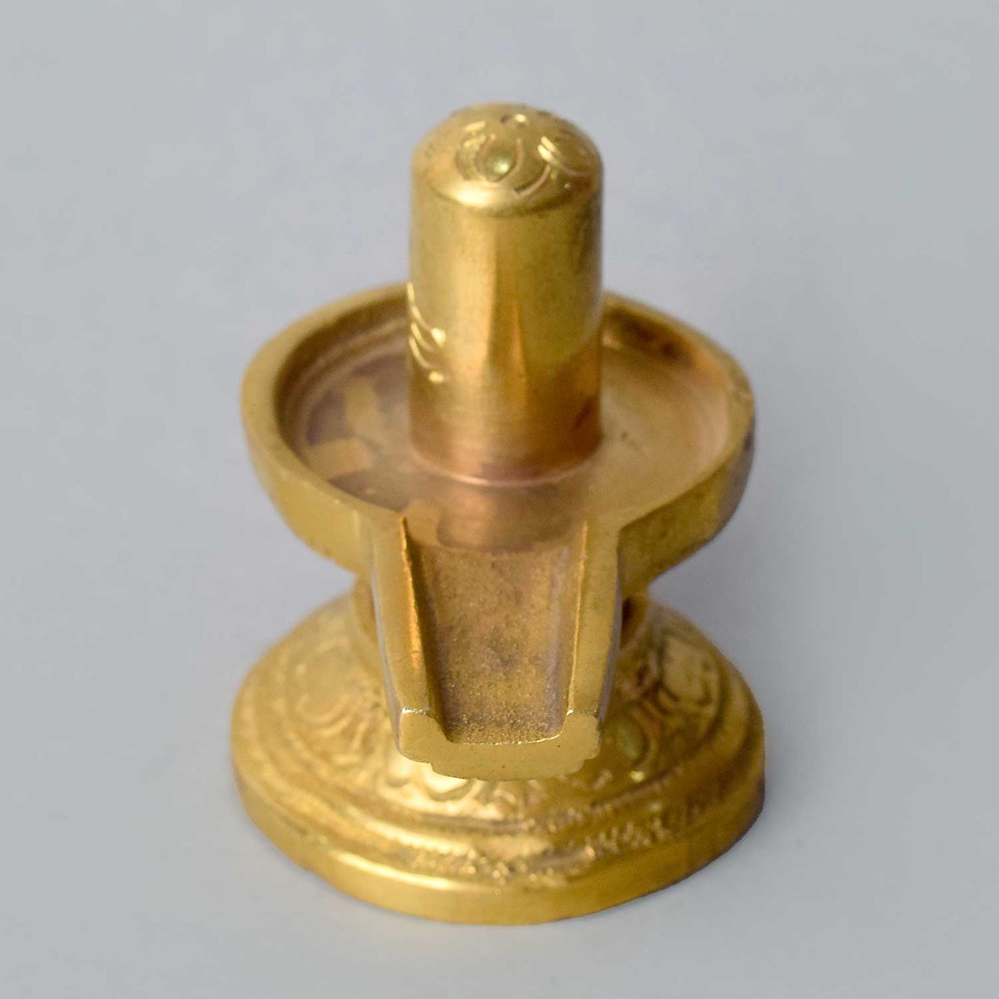 2.6 Inch Elegant Brass Shivlingam