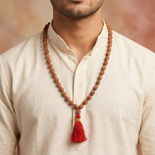 2 Mukhi Rudraksha Mala