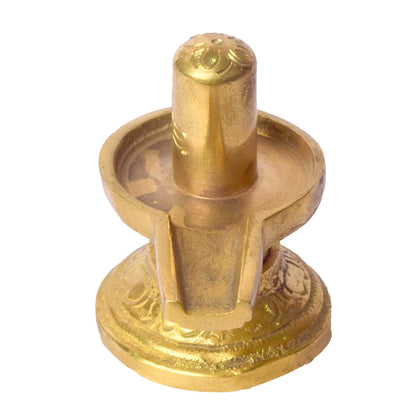 2.6 Inch Elegant Brass Shivlingam